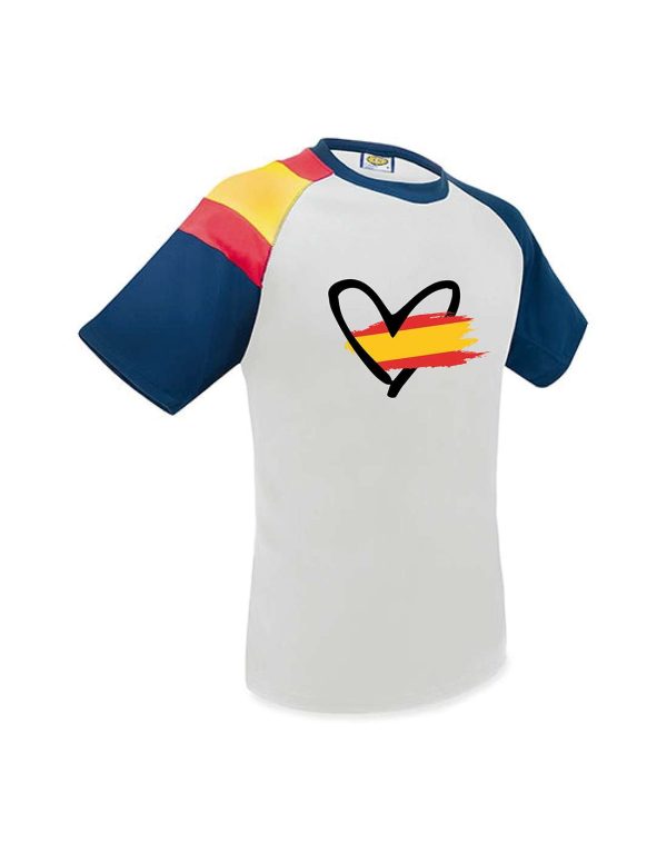 Camiseta Corazón España - Sublimación