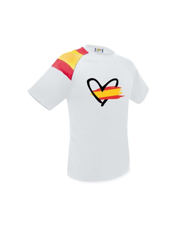 Camiseta Infantil Corazón España