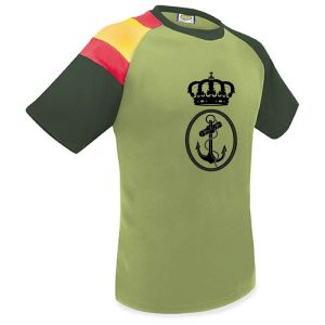 Camiseta verde Bandera - Armada Española