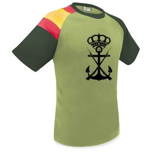 Camiseta verde Bandera - Infantería de Marina