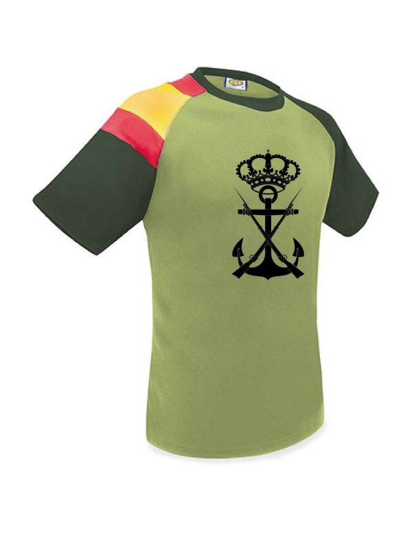 Camiseta verde Bandera - Infantería de Marina