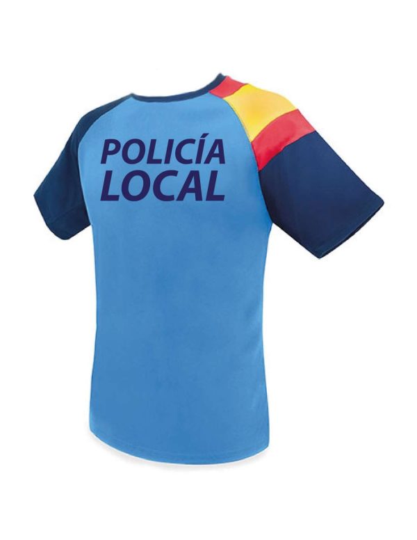 Camiseta Azul Bandera - Policía Local